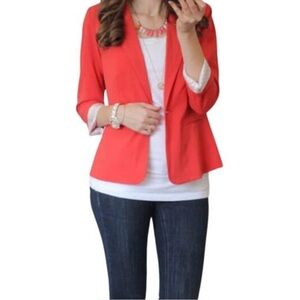 Kensie Vibrant Red Blazer